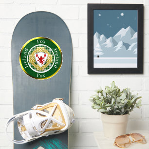 Fox Shield & Celtic Cross Personalized