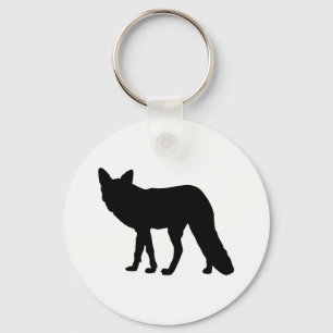 Fox Silhouette Keychain