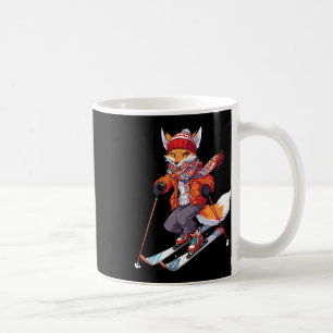 Fox Skiing Skier Ski Winter Snow 1  Coffee Mug