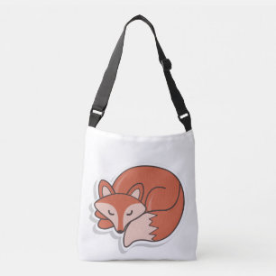 Fox Sleeping Crossbody Bag