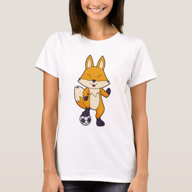 Fox Soccer player Soccer T-Shirt (Front)