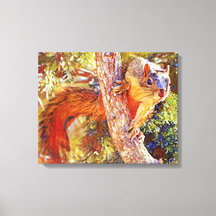 Fox Squirrel Close Up Photographic Art Print