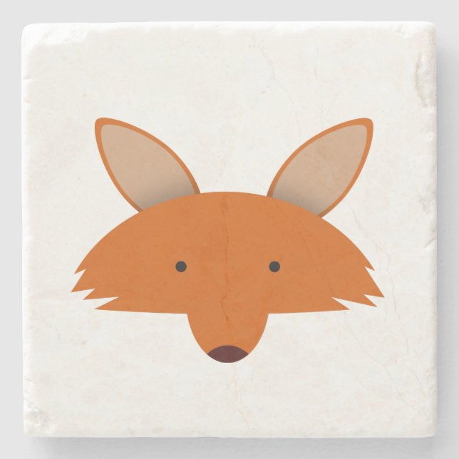 Fox Stone Coaster (Front)