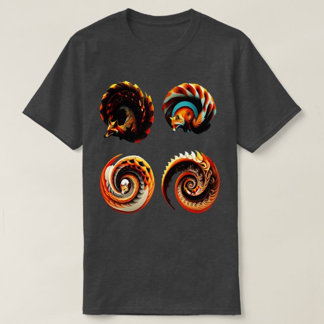 Fox style Pattern2023 T-Shirt (Design Front)