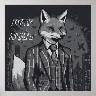 Fox Suit Poster