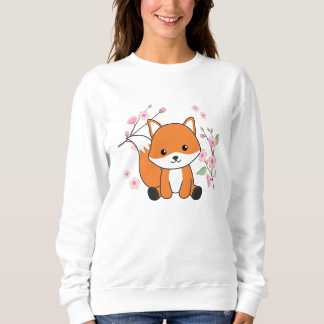 Fox Sweet Animals For Kawaii Foxes Sweatshirt (Front)
