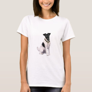 Fox Terrier (A) - Smooth - black-white T-Shirt