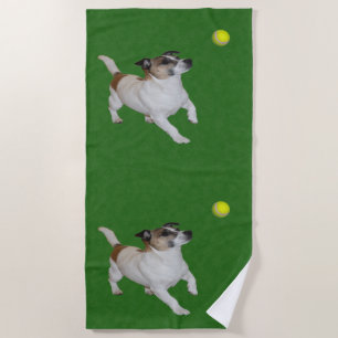 Fox Terrier Ball Trance, Beach Towel