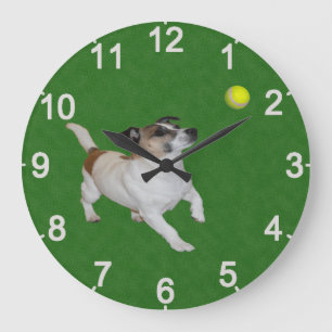 Fox Terrier Ball Trance, Wall Clock