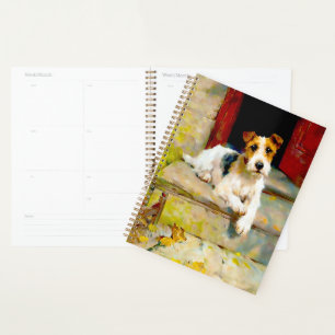 Fox Terrier by Arthur Wardle Planner