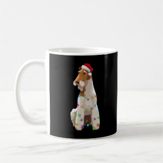 Fox Terrier Christmas Lights Xmas Dog Lover  Coffee Mug