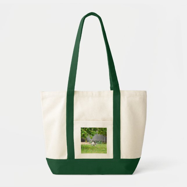 Fox Terrier Funny Scare Face, Tote Bag (Front)