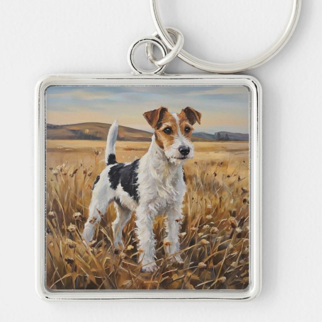 Fox Terrier Keychain (Front)