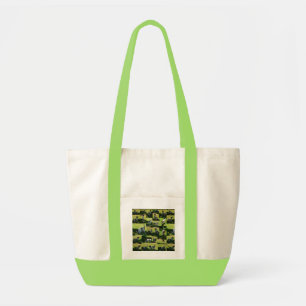 Fox Terrier The Long Hard Day Photo Collage, Tote Bag