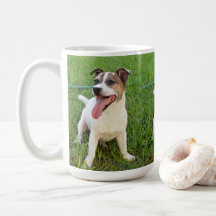 Fox Terrier, Tongue In Cheek, Coffee Mug