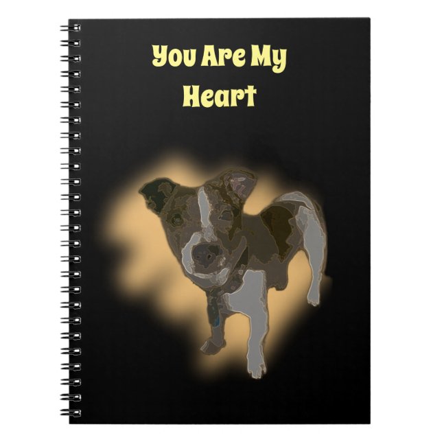 Fox Terrier Watercolor, Notebook (Front)