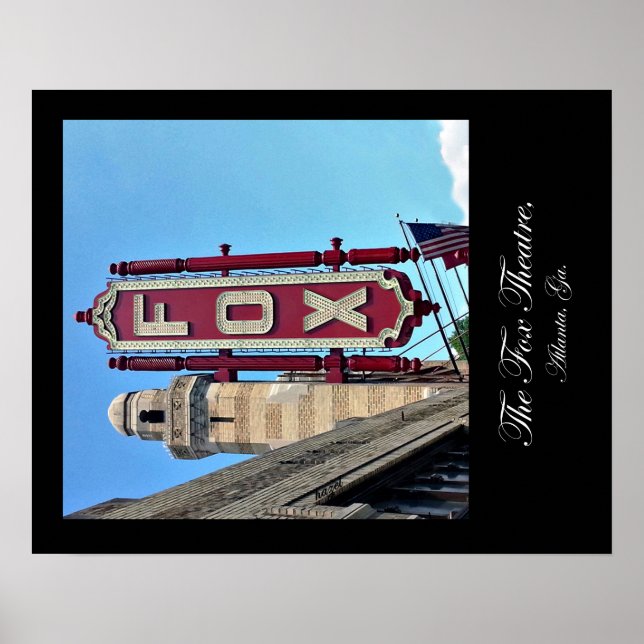 Fox Theater, Atlanta, Georgia,Poster, Landmark, Poster (Front)