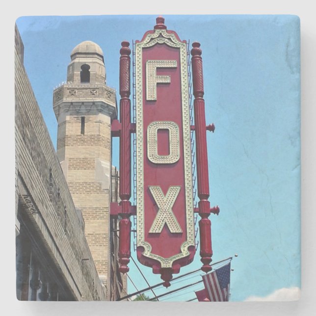 Fox Theatre Atlanta, Fox Theatre Stone Coaster (Front)