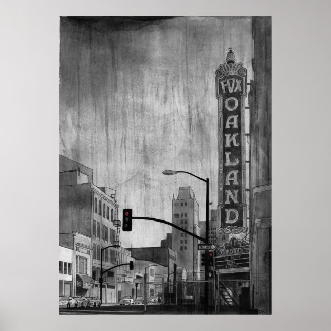 Fox Theatre Oakland Poster (Front)