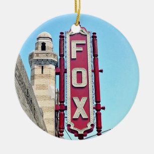 Fox Theatre Ornament, Fox Theatre, Atlanta,Atlanta Ceramic Ornament