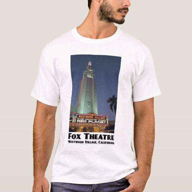Fox Theatre, Westwood White T-Shirt (Front)
