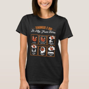 Fox Things I do in my free time Red Fox T-Shirt
