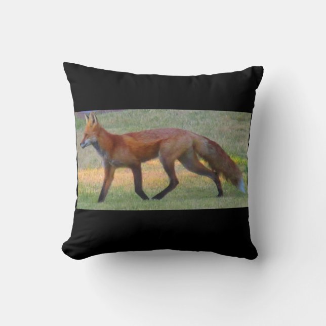 Fox Throw Pillow (Front)
