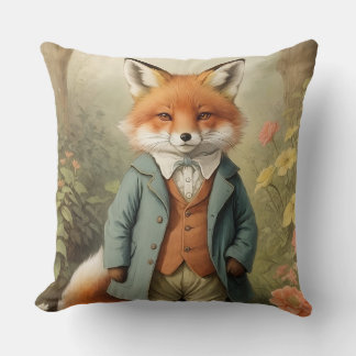 Fox Throw Pillow