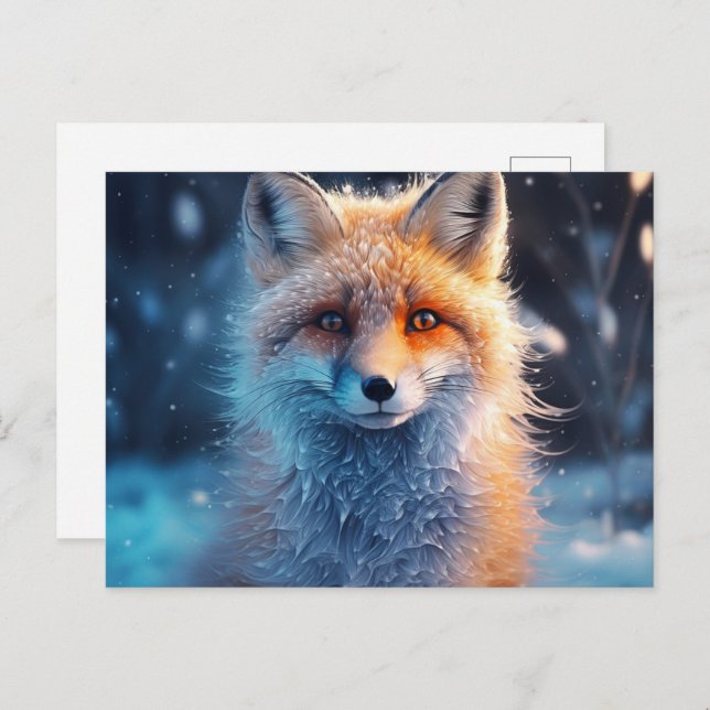 Fox Tricks in the Wild Lands Postcard (Front/Back)