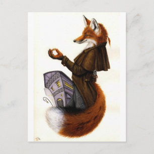 Fox-Trotte Postcard