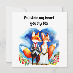 Fox Valentine's Day Card