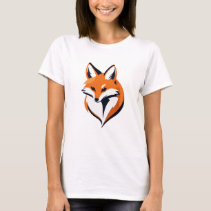 Fox Vector Art Animal Modern Urban City Graphic T-Shirt