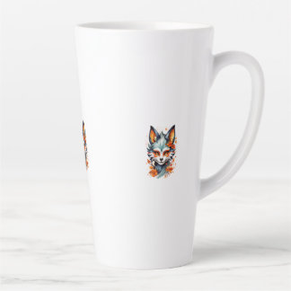 Fox Vibes: Timeless Autumn Art Latte Mug