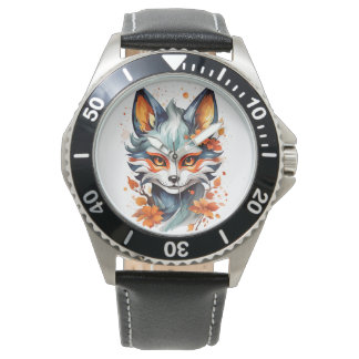 Fox Vibes: Timeless Autumn Art Watch