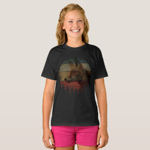 FOX VINTAGE PAINTING STYLE T-Shirt