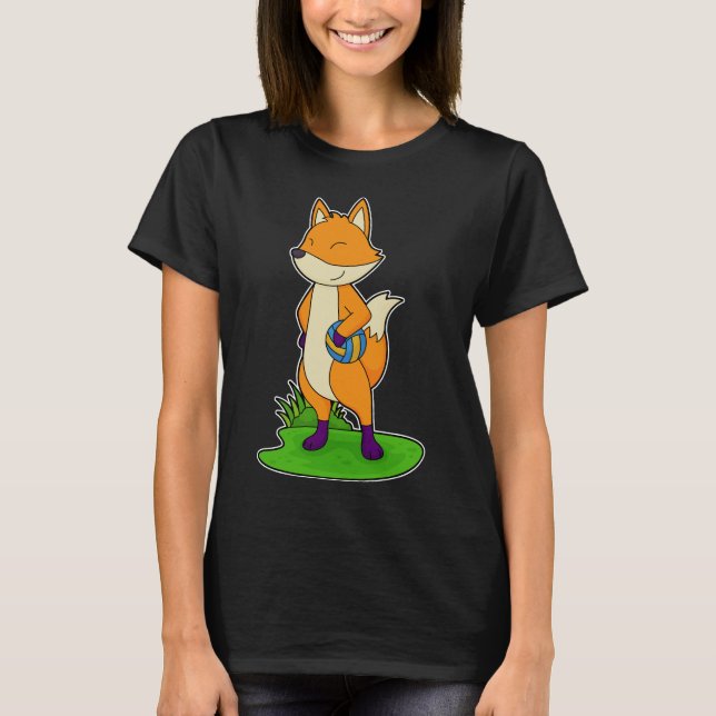 Fox Volleyball Sports T-Shirt (Front)