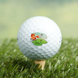Fox - Wild Animal Customizable Golf Balls