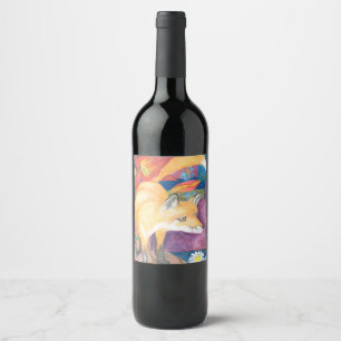 fox wine label