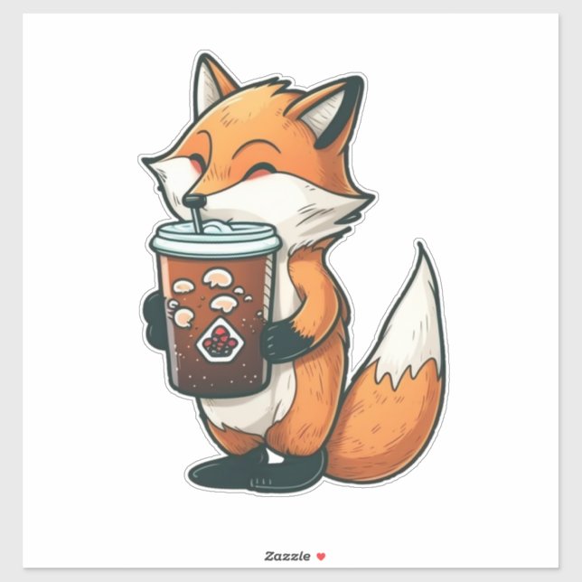 Fox with a cup (Sheet)