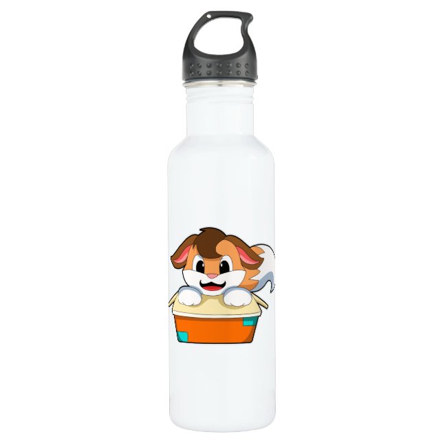 Fox with Box 710 Ml Water Bottle (Front)