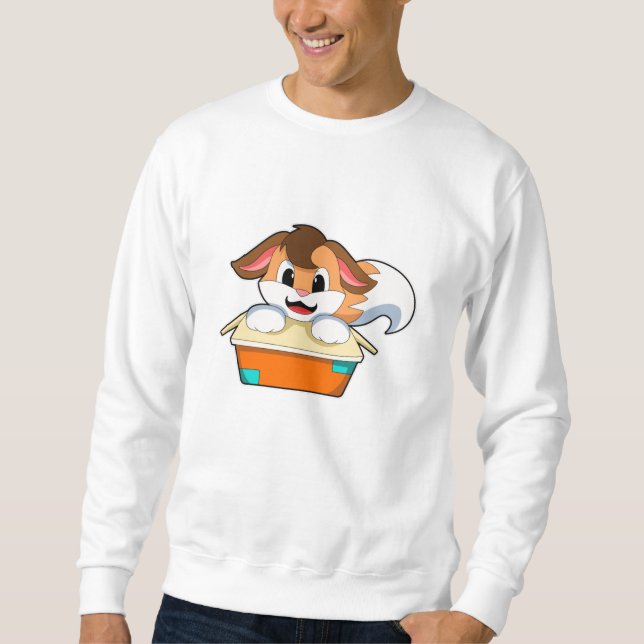 Fox with Box Sweatshirt (Front)
