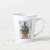 Fox with Butterfly Bell Jar