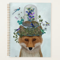 Fox with Butterfly Bell Jar