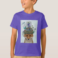 Fox with Butterfly Bell Jar