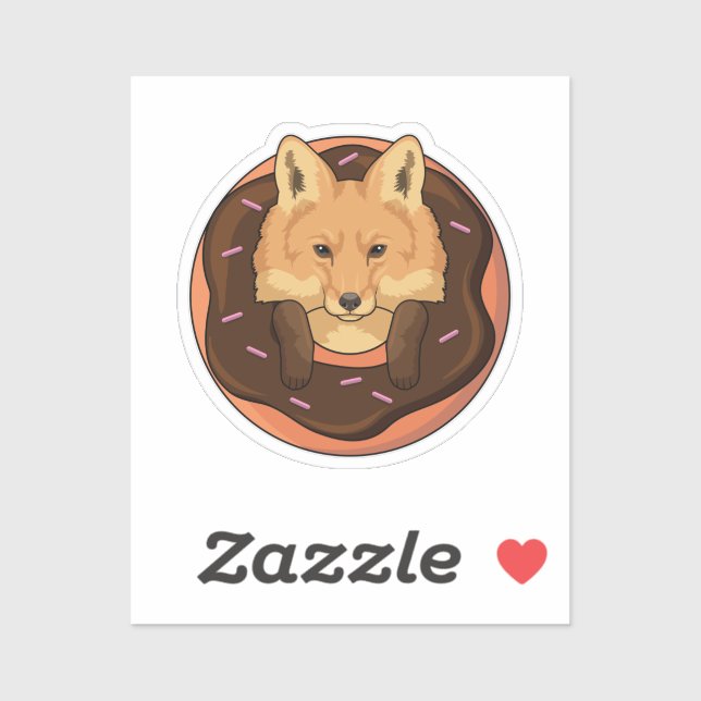 Fox with Doughnut (Sheet)