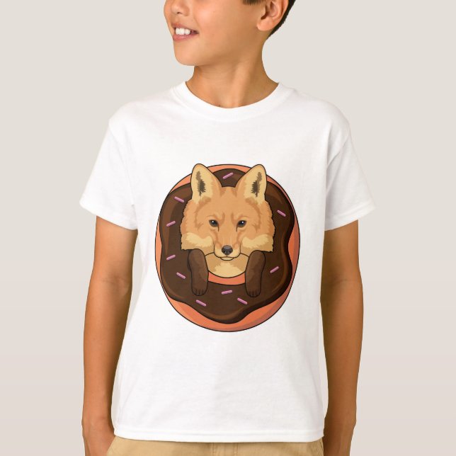 Fox with Doughnut T-Shirt (Front)