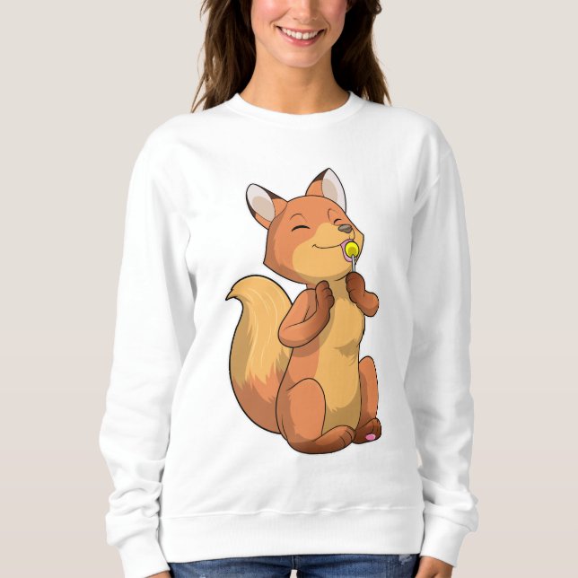Fox with Lollipop Sweatshirt (Front)