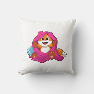 Fox with Pillow and Blanket