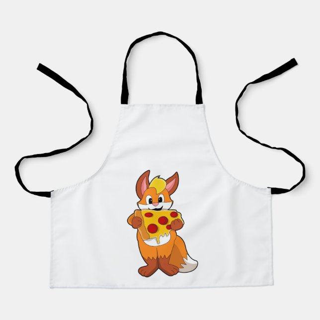 Fox with Pizza Apron (Front)