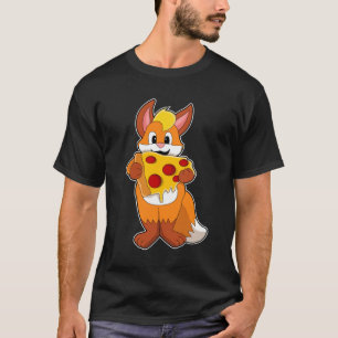 Fox with Pizza T-Shirt